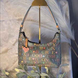 Dooney &  Bourke y2k rainbow monogram Should/hand bag. Slight fade but good